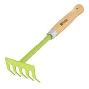 Грабли 5 - зубые, 90 х 330 мм, стальные, деревянная рукоятка, Classic, Palisad 61755