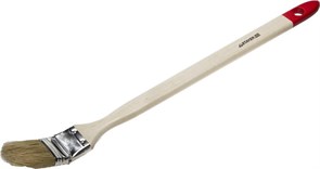 STAYER  UNIVERSAL 25 мм, 1" светлая натуральная щетина, деревянная ручка, Радиаторная кисть, STANDARD (0111-25)
