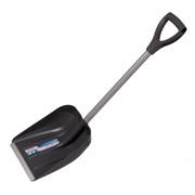 Лопата для уборки снега пластиковая, 270 х 310 х 890 мм, стальной черенок, алюминиевая планка, Palisad 61502