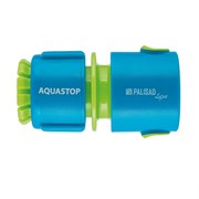 Соединитель пластмассовый, быстросъемный для шланга 1/2, аквастоп, Luxe Palisad 66472