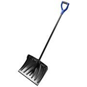 Лопата для уборки снега пластиковая, 460 х 335 х 1300 мм, металлопластиковый черенок, Palisad 61591
