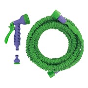 Набор поливочный, усиленый растягивающийся шланг 20 м, 7 режимов пистолет, соединитель, адаптер Palisad 67547