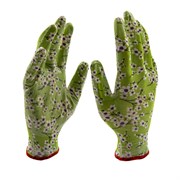 Перчатки садовые из полиэстера с нитрильным обливом, MIX цветов, M Palisad 67864