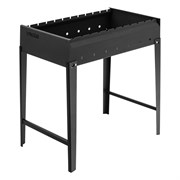 Мангал сварной, 605 х 375 х 138/640 мм, сталь 2 мм, Camping Palisad 69668