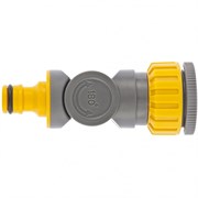 Соединитель штуцерный с внутренней резьбой 1/2-3/4, с шарниром Palisad Luxe 66247