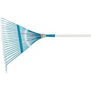 Грабли веерные стальные, 550 х 1550 мм, 22 плоских зуба, лакированный черенок, Luxe, Palisad 61790