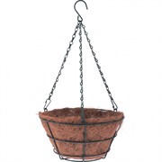 Кашпо подвесное Ротанг, полукруг D 30 см Palisad 69064