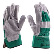 Перчатки спилковые комбинированные, усиленные, размер XL, Palisad 679025