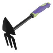 Мотыжка комбинированная, 75х300 мм, стальная, обрезиненная эргономичная рукоятка, LSR1, Palisad 62062