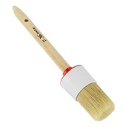 Кисть круглая №12 (45 мм) натуральная щетина, деревянная ручка MTX 82082