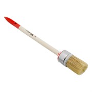 Кисть круглая, Профи №6 (30 мм) натуральная щетина, деревянная ручка MTX 82044