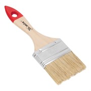 Кисть плоская "Стандарт" 2.5" (63 мм) натуральная щетина, деревянная ручка MTX 82535