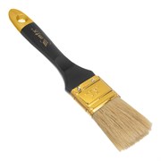 Кисть плоская "Профи" 1.5", натуральная щетина, деревянная ручка MTX 83151