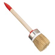 Кисть круглая, Профи №12 (45 мм) натуральная щетина, деревянная ручка MTX 82048