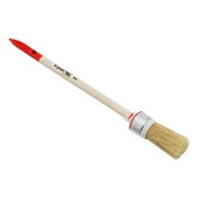 Кисть круглая, Профи №2 (20 мм) натуральная щетина, деревянная ручка MTX 82041