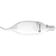 Лампа компактная люминесцентная "свеча на ветру", 9 W, 2700K, E14.8000ч Stern 90961