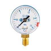 Манометр с поверкой 2,5 МПа, кислород Сварка