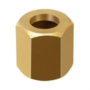 Гайка накидная М12х1,25, латунь Сварка