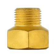 Переходник  к импортному редуктору, латунь Сварка