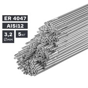 Пруток сварочный TIG, алюминий ER 4047 (AlSi12), ? 3,2 мм, 5 кг Сварка