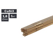 Пруток сварочный TIG, бронза (CuSi3), ? 1,6 мм, 1,0 кг Сварка