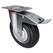 Колесо промышленное поворотное с тормозом Longway SCb 55