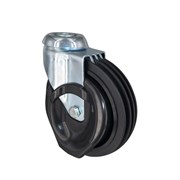 Колесная опора для траволатора поворотная с тормозом EMES EY04 PBP 125 F