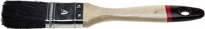 STAYER  UNIVERSAL-EURO 20 мм, 3/4" чёрная натуральная щетина, деревянная ручка, Плоская кисть (01022-020)