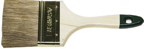 STAYER  LASUR 100 мм, 4" смешанная щетина, деревянная ручка, Плоская кисть, STANDARD (01031-100)