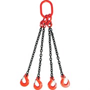 Строп цепной TOR 4СЦ г/п 3,15 т 1,0 м с самозакрывающимися крюками, шт