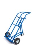 Тележка для газовых баллонов TOR ГБ-2, 2 баллона (250 пневмо колеса + 160 поворотное) 1023661