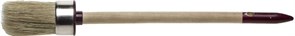 ЗУБР  УНИВЕРСАЛ 30 мм, светлая натуральная щетина, деревянная ручка, Круглая кисть, МАСТЕР (01501-30)