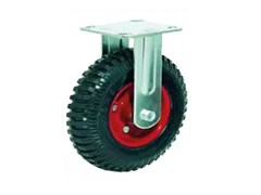 Колесо литое резиновое 160 мм PF160 с протектором и кронштейном 1031460