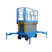 Подъемник ножничный самоходный 300 кг 16/18 м TOR SJY-0,3-16 DC аккумуляторный (Y) 1031617