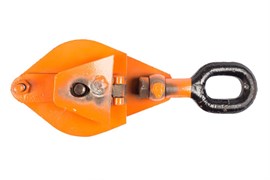 Блок монтажный однорольный с  ушком TOR HQG(L) K1-0,5 т с откидной щекой (G) 115050