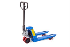 Тележка гидравлическая 2500 кг 800 мм полиуретановые колеса TOR RHP 118258