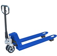 Тележка гидравлическая узковильная 2500 кг 1150х450 мм полиуретановые колеса TOR RHP 1000803