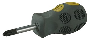 Крестовая отвертка Stayer Professional-Max Grip короткая, PZ2 38мм 25822-38-2 G