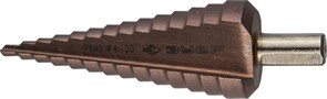Сверло по металлу ЗУБР Мастер-Кобальт ступенчатое, 4-30 мм, 14 ступеней 29672-4-30-14