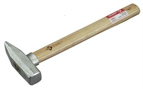 Слесарный молоток ЗУБР оцинкованный, деревянная ручка, 400г 4-20013-04