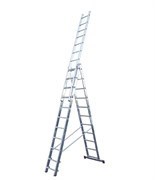 Алюминиевая трехсекционная лестница Вектор 3х11 4411