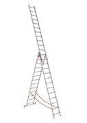 Алюминиевая трехсекционная лестница Вектор 3х13 4413