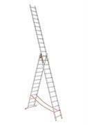 Алюминиевая трехсекционная лестница Вектор 3х14 4414