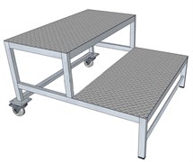 Алюминиевая монтажная подставка ПА-600 2 ступени