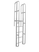 Алюминиевая навесная лестница ЛАС 2,65х600