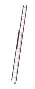Диэлектрическая выдвижная лестница Zarges Z600 с тросом 2х16 41162