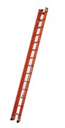Диэлектрическая выдвижная лестница Zarges Z600 с тросом 2х14 41274
