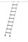 Стеллажная лестница Zarges Z600 с парой крюков, 6 ступеней 41081 - фото 100096