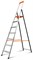 Анодированная стремянка Эйфель 7 ступеней Фаворит-Профи 107 - фото 102060