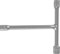 Т-образный торцевой ключ Jonnesway, трехсторонний 8, 10, 13 мм S41H0813 - фото 115272